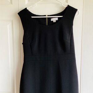 Calvin Klein hourglass little black dress EUC 6